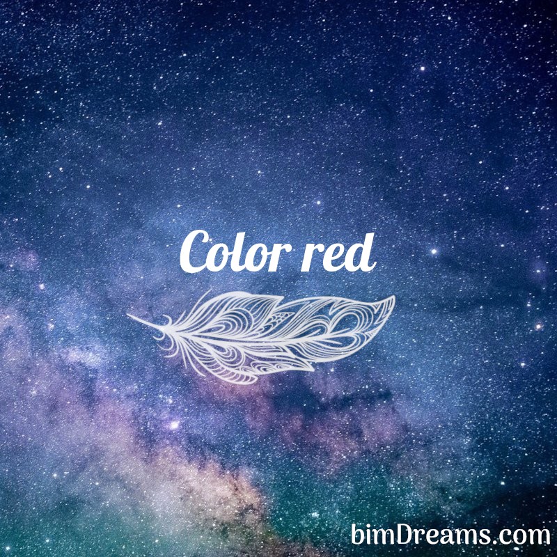 Color red